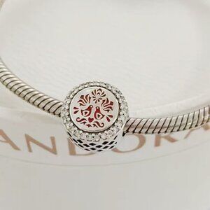 Pandora jewelry Hungarian folk motif silver charm